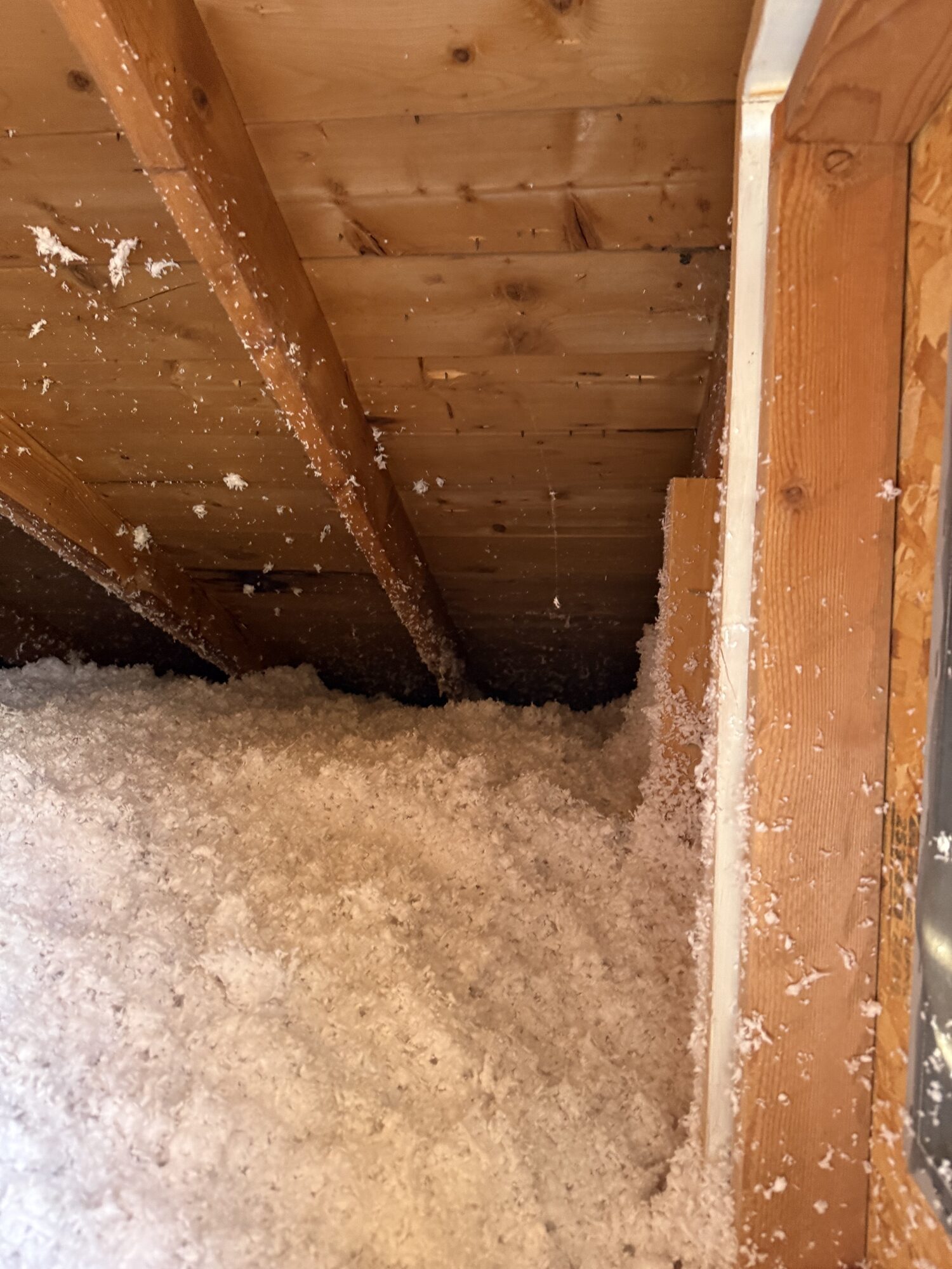 Attic Floor, Fully Insulated