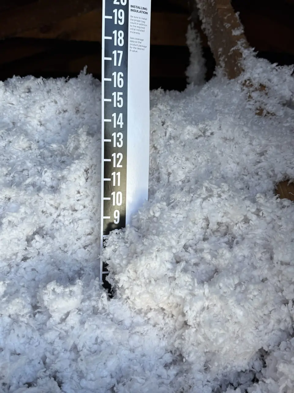 Insulation Depth Check